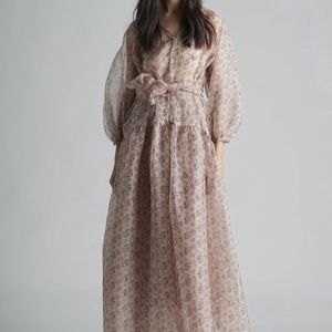 *HOLD for @ThriftedWithLuv* Christine Alcalay Silk dress w/ BHLDN Elsie Dress